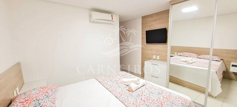 Flat 2 Quartos no Carneiros Beach Resort (A03-2)