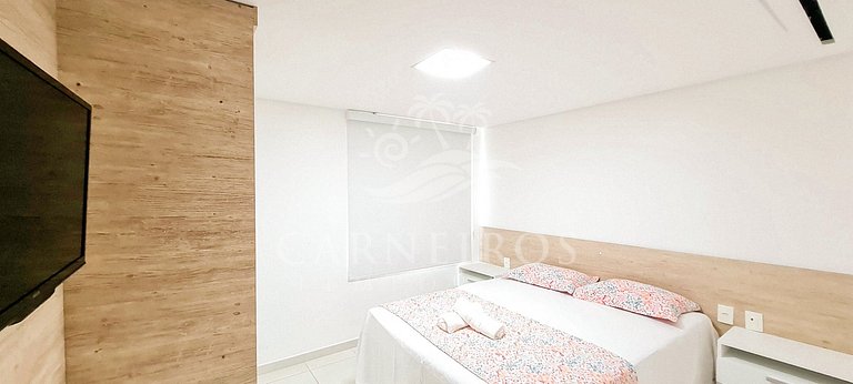 Flat 2 Quartos no Carneiros Beach Resort (A03-2)
