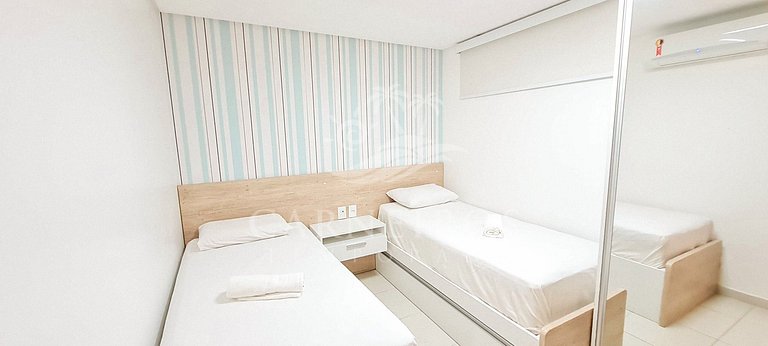 Flat 2 Quartos no Carneiros Beach Resort (A03-2)