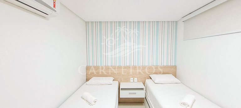 Flat 2 Quartos no Carneiros Beach Resort (A03-2)