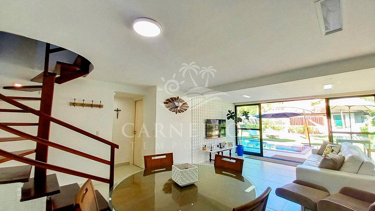 Bangalô Luxo - Piscina Privativa à Beira Mar (A3)