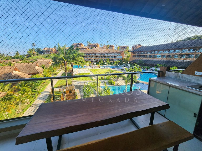 Flat 2 Quartos no Eco Resort Praia dos Carneiros (B14-2)