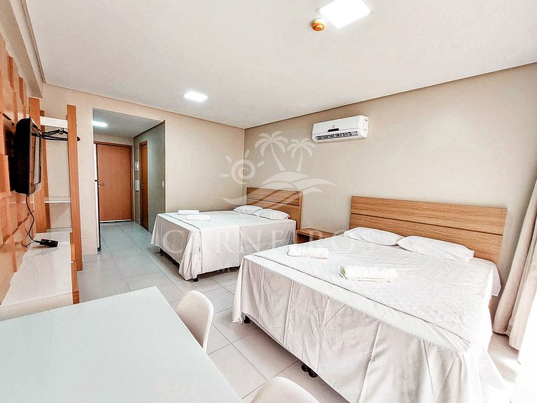 Flat 1 Quarto - Eco Resort Praia dos Carneiros (A17-1)