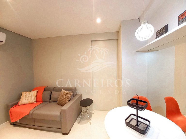Flat 1 Quarto - Eco Resort Praia dos Carneiros (X07-1)