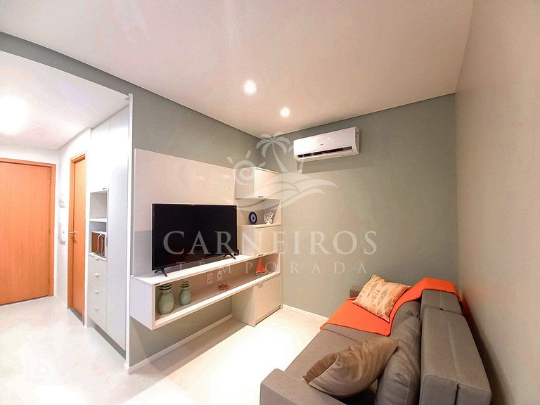 Flat 1 Quarto - Eco Resort Praia dos Carneiros (X07-1)