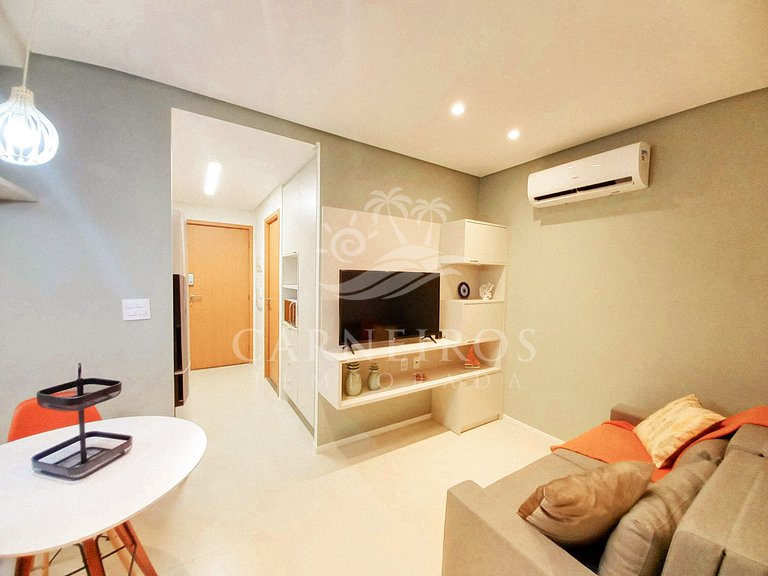 Flat 1 Quarto - Eco Resort Praia dos Carneiros (X07-1)