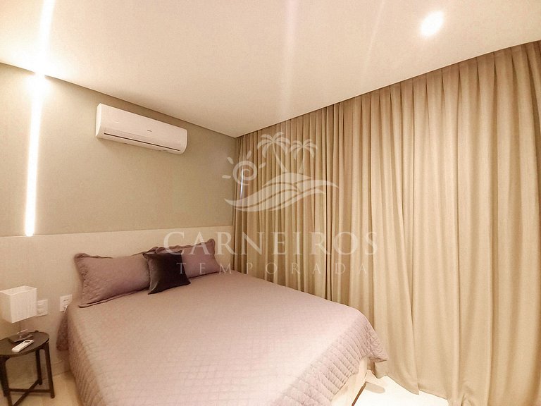 Flat 1 Quarto - Eco Resort Praia dos Carneiros (X07-1)
