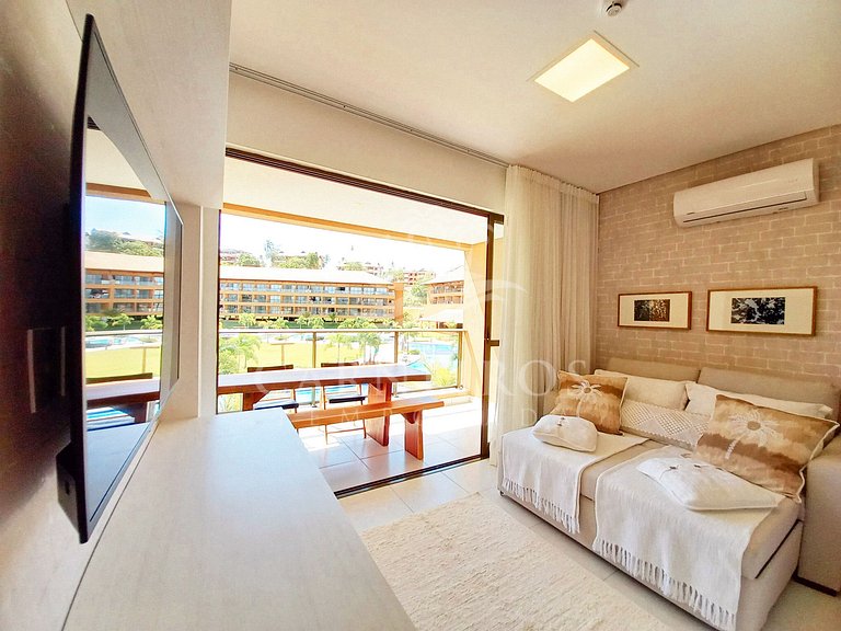 Flat 1 Quarto - Eco Resort Praia dos Carneiros (A12-2)