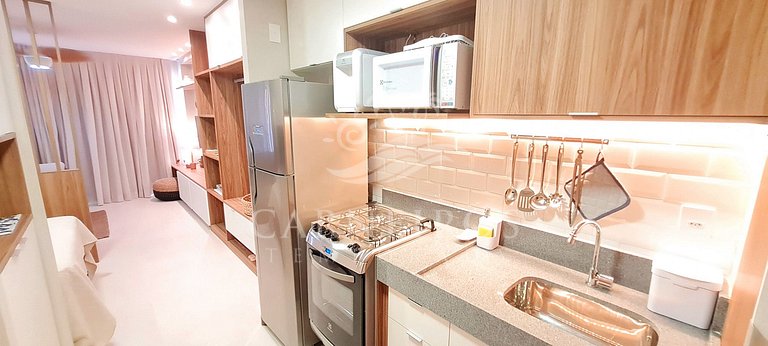 Flat 1 Quarto - Eco Resort Praia dos Carneiros (A22-1)