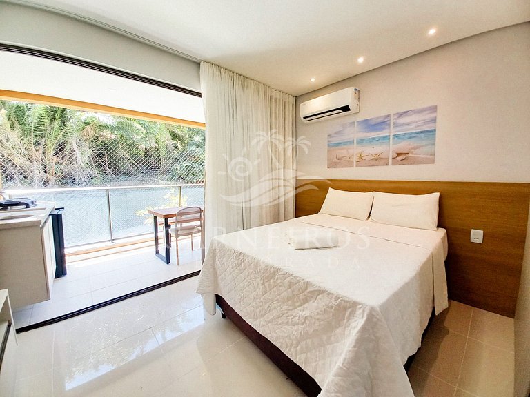 Flat 1 Quarto - Eco Resort Praia dos Carneiros (A25-3)