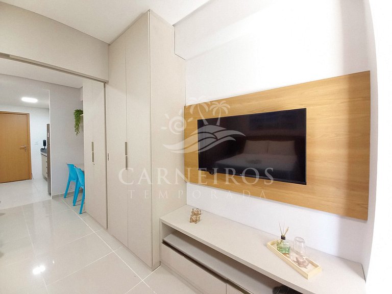Flat 1 Quarto - Eco Resort Praia dos Carneiros (A25-3)