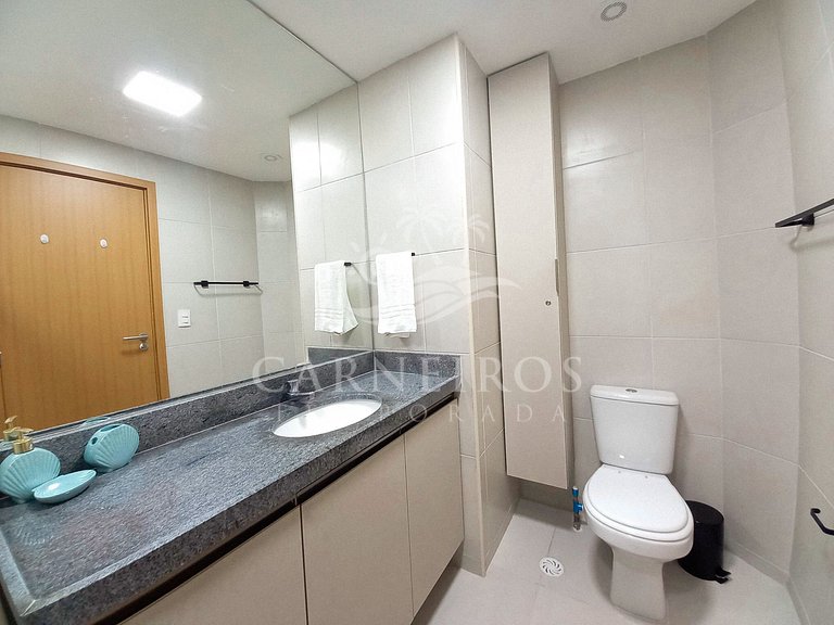 Flat 1 Quarto - Eco Resort Praia dos Carneiros (A25-3)