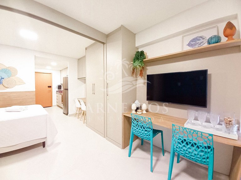 Flat 01 Quarto - Eco Resort Praia dos Carneiros (B19-3)