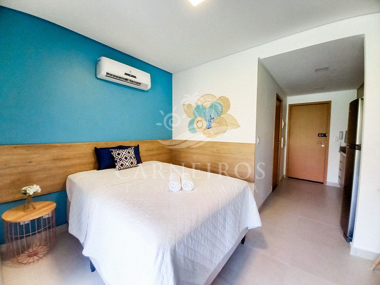 Flat 01 Quarto - Eco Resort Praia dos Carneiros (B19-3)