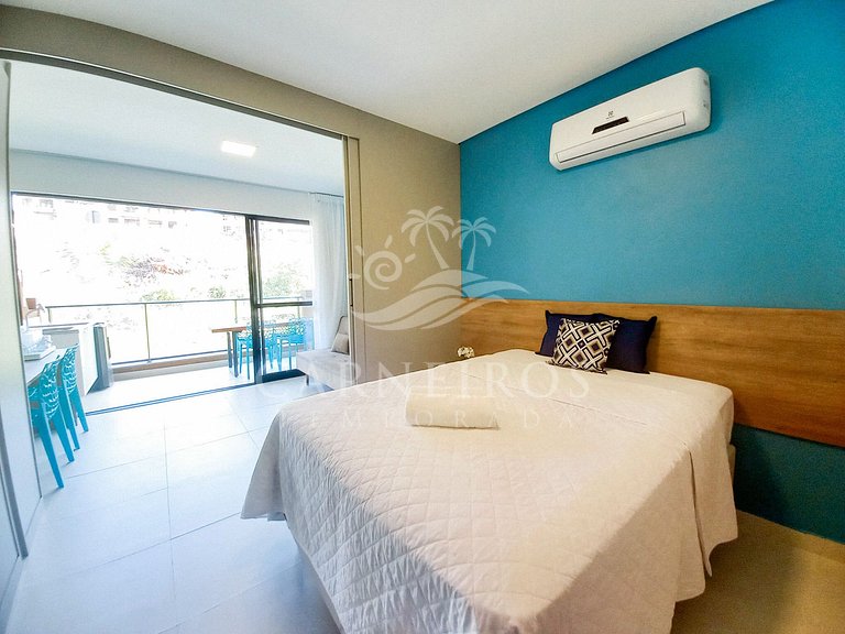 Flat 01 Quarto - Eco Resort Praia dos Carneiros (B19-3)