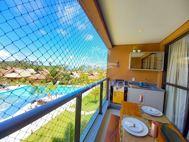 Flat 01 Quarto - Eco Resort Praia dos Carneiros (A06-3)