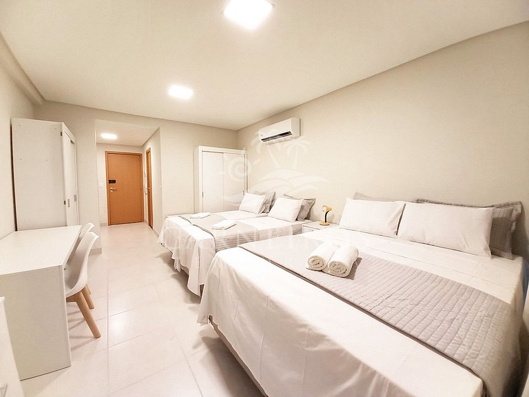Flat 01 Quarto - Eco Resort Praia dos Carneiros (A11-2)