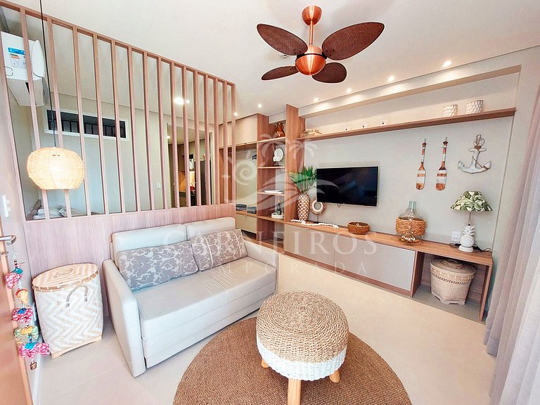 Flat 1 Quarto - Eco Resort Praia dos Carneiros (A21-1)