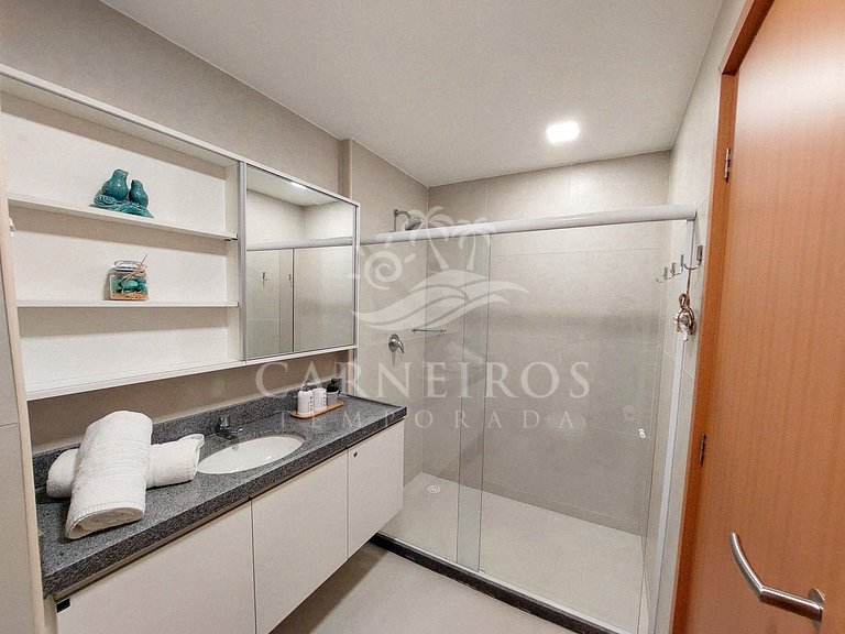 Flat 1 Quarto - Eco Resort Praia dos Carneiros (B16-3)
