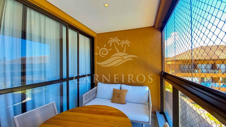 Flat 1 Quarto - Eco Resort Praia dos Carneiros (A15-1)