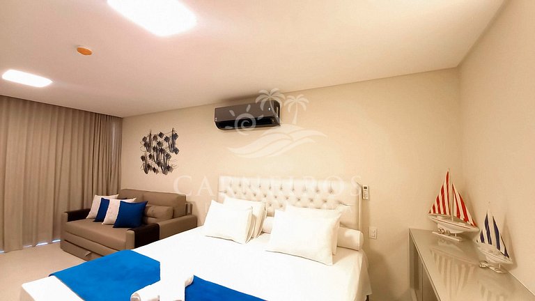 Flat 1 Quarto - Eco Resort Praia dos Carneiros (B14-1)