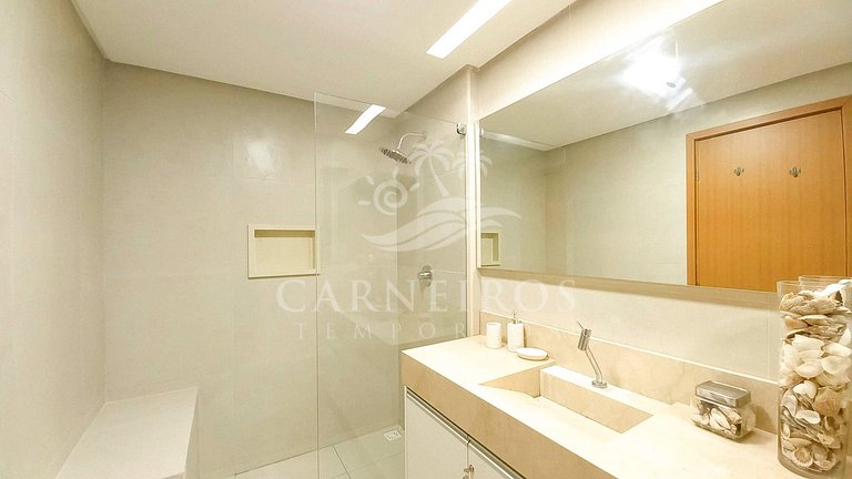 Flat 1 Quarto - Eco Resort Praia dos Carneiros (B14-1)