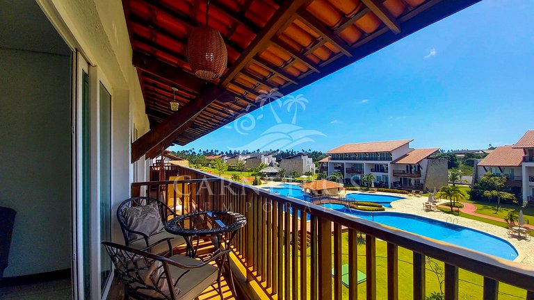 Flat com Varanda no Clube Meridional (B2-3PS)