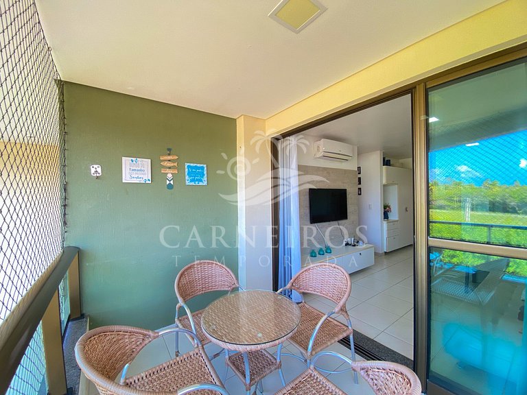 Flat 1 Quarto no Carneiros Beach Resort (C10-4)