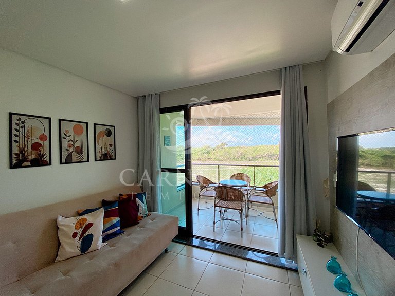 Flat 1 Quarto no Carneiros Beach Resort (C10-4)