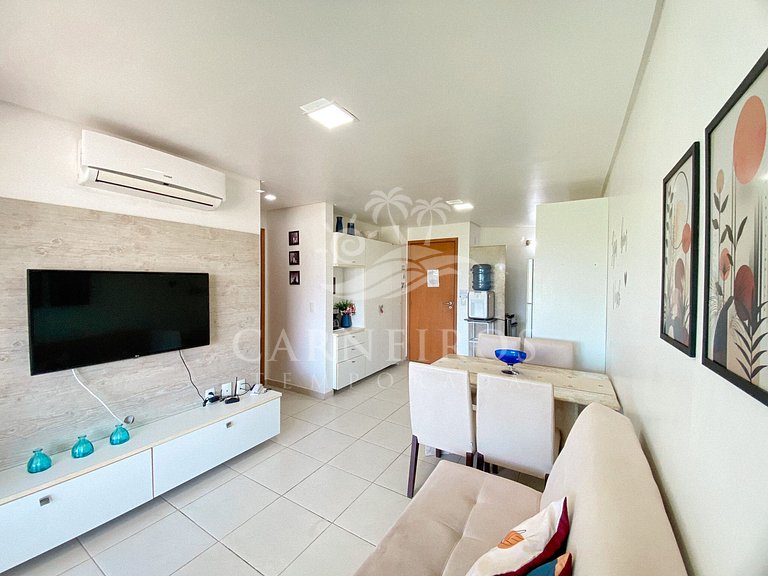 Flat 1 Quarto no Carneiros Beach Resort (C10-4)