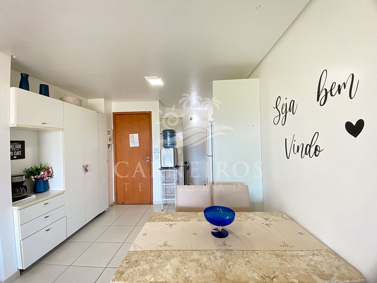Flat 1 Quarto no Carneiros Beach Resort (C10-4)