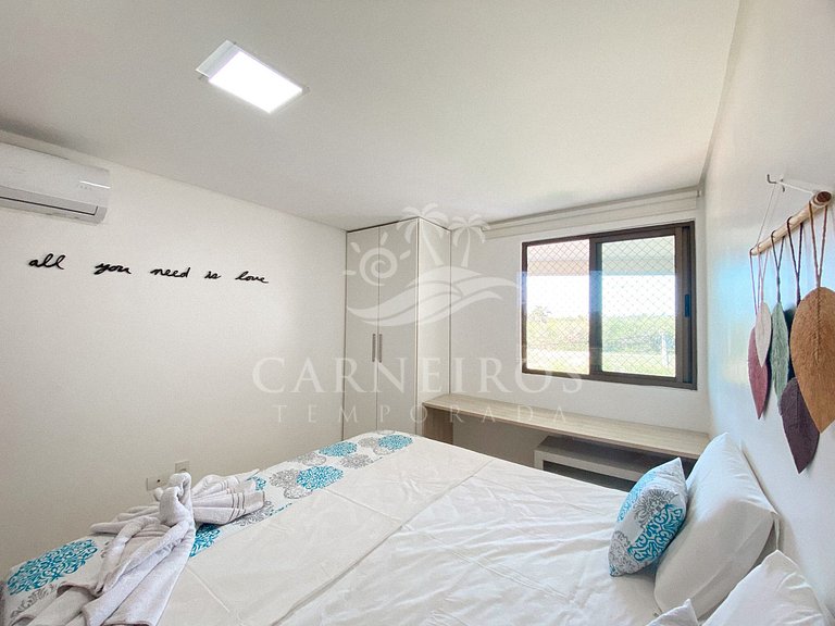 Flat 1 Quarto no Carneiros Beach Resort (C10-4)