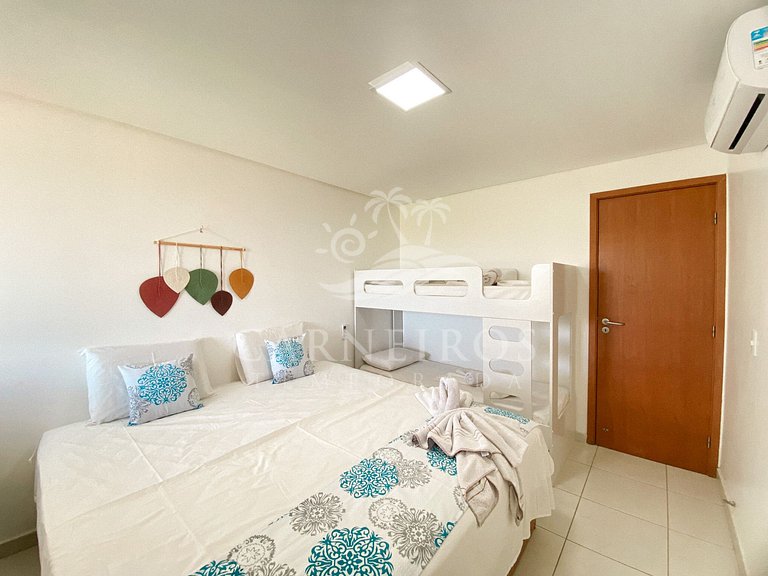 Flat 1 Quarto no Carneiros Beach Resort (C10-4)