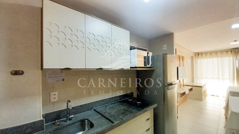 Flat 1 Quarto - Eco Resort Praia dos Carneiros (B18-1)