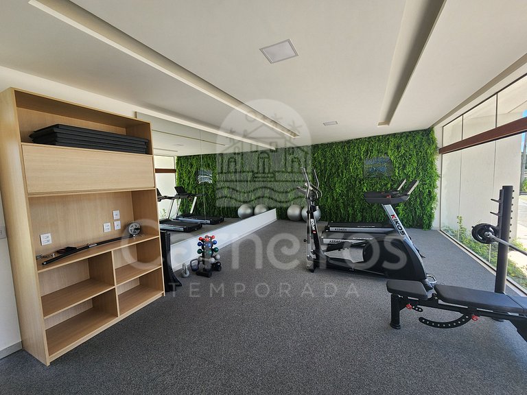 Studio com Vista Piscina no Makia Beach (A19-4)