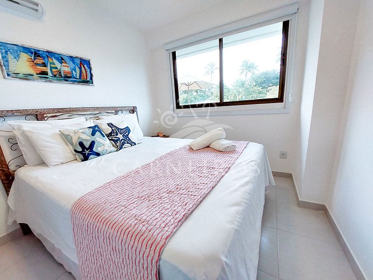 Flat 02 Quartos - Cupe Beach Living (00E)