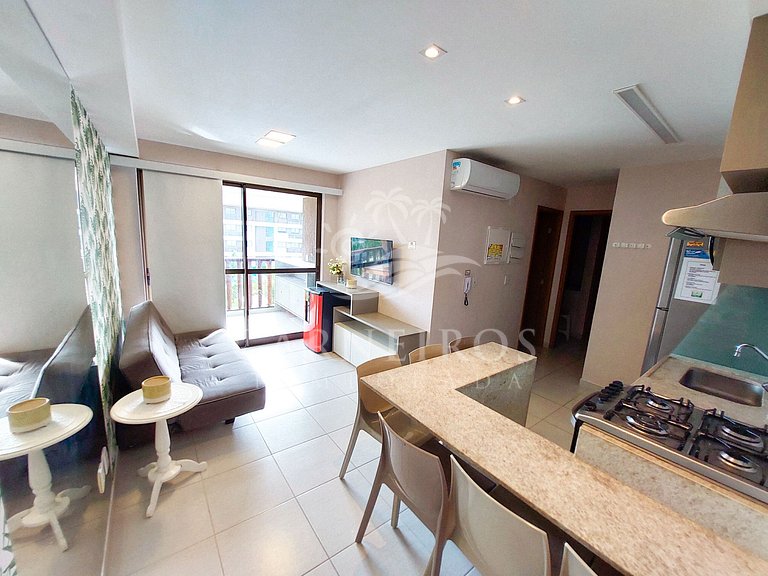 Flat 02 Quartos - Cupe Beach Living (B0D)