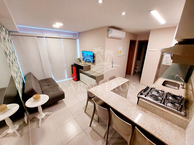 Flat 02 Quartos - Cupe Beach Living (B0D)