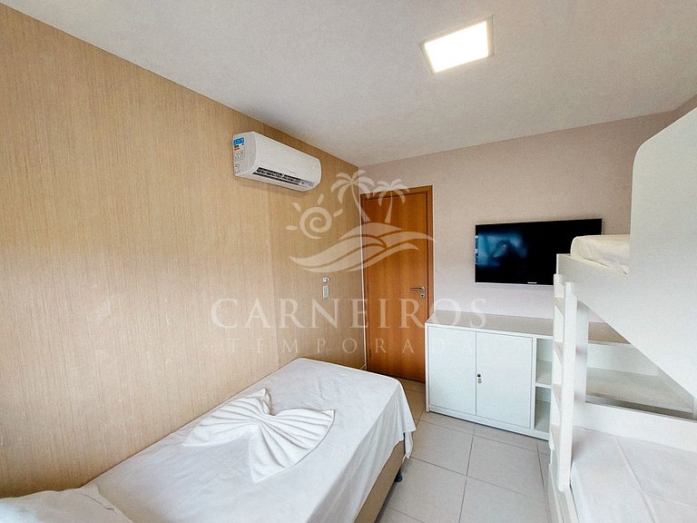 Flat 02 Quartos - Cupe Beach Living (B0D)