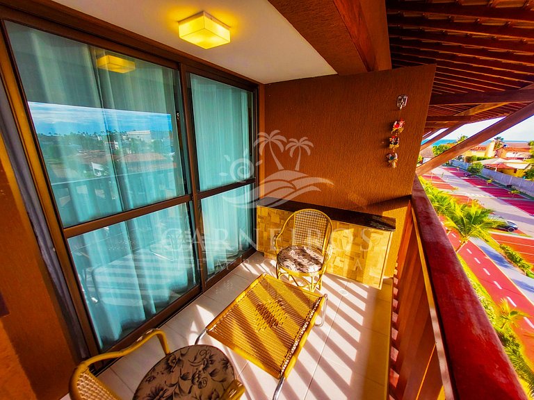 Flat 03 Quartos no Cupe Beach Living (C0H)
