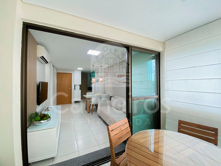 Flat 01 Quarto - Carneiros Beach Resort (A18-5)