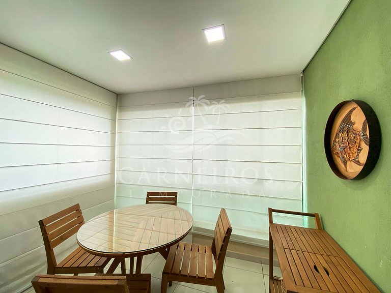 Flat 01 Quarto - Carneiros Beach Resort (A18-5)