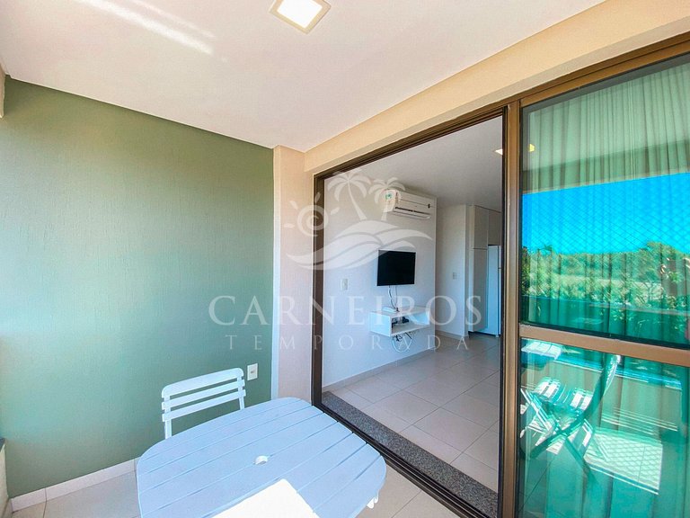 Flat 1 Quarto no Carneiros Beach Resort (B06-E)