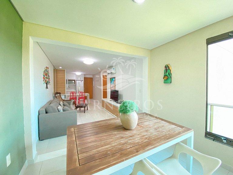 Flat 2 Quartos no Carneiros Beach Resort (B02-C)