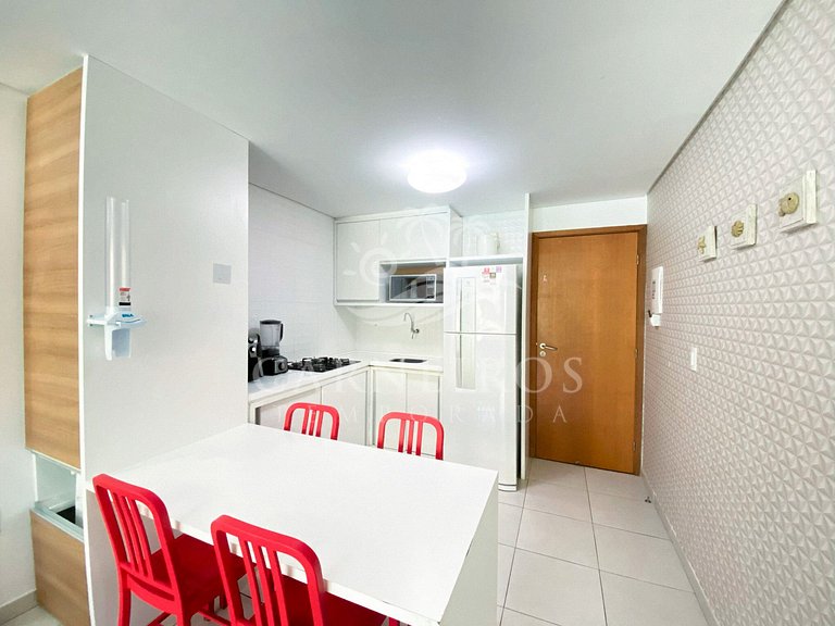 Flat 2 Quartos no Carneiros Beach Resort (B02-C)