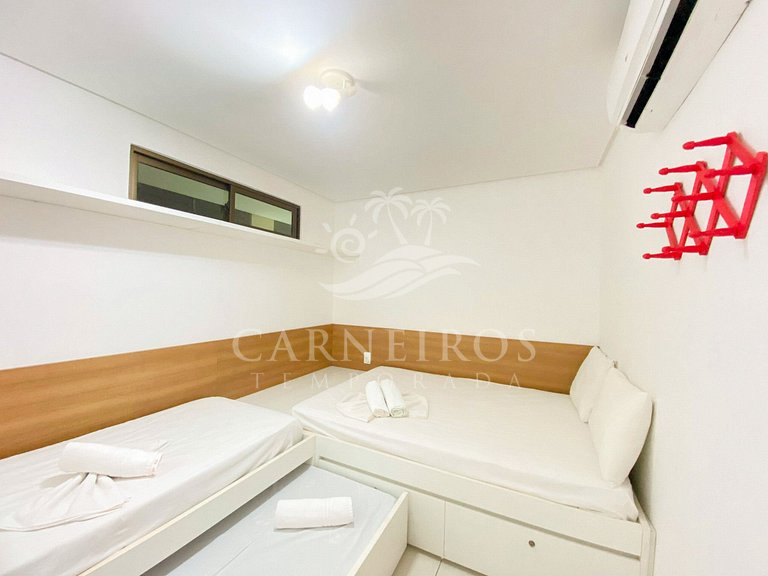Flat 2 Quartos no Carneiros Beach Resort (B02-C)