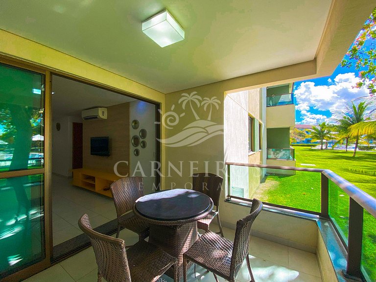 Flat 2 Quartos no Carneiros Beach Resort (A02-2)