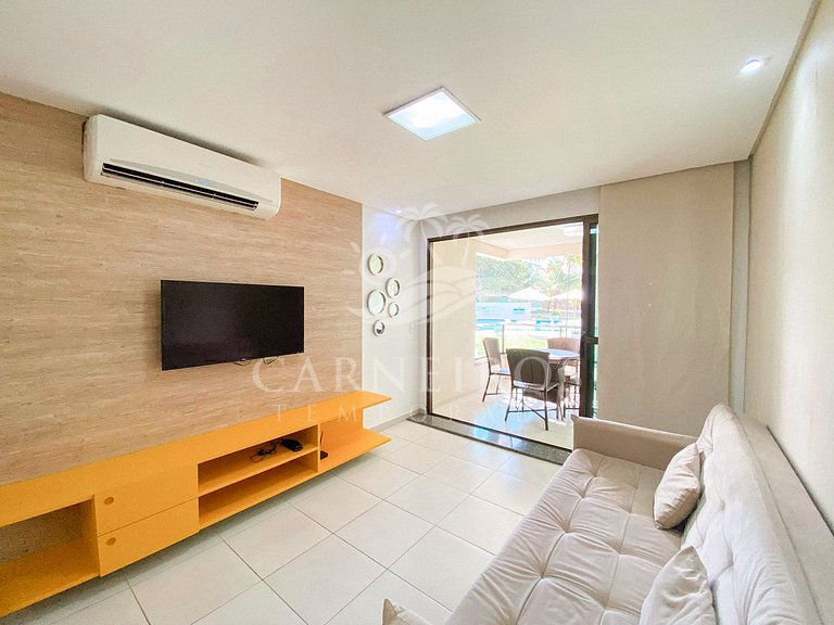 Flat 2 Quartos no Carneiros Beach Resort (A02-2)