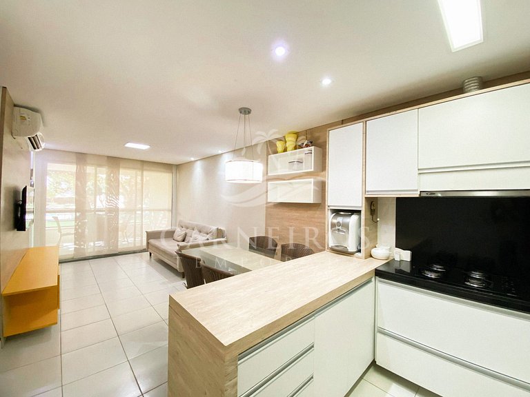 Flat 2 Quartos no Carneiros Beach Resort (A02-2)
