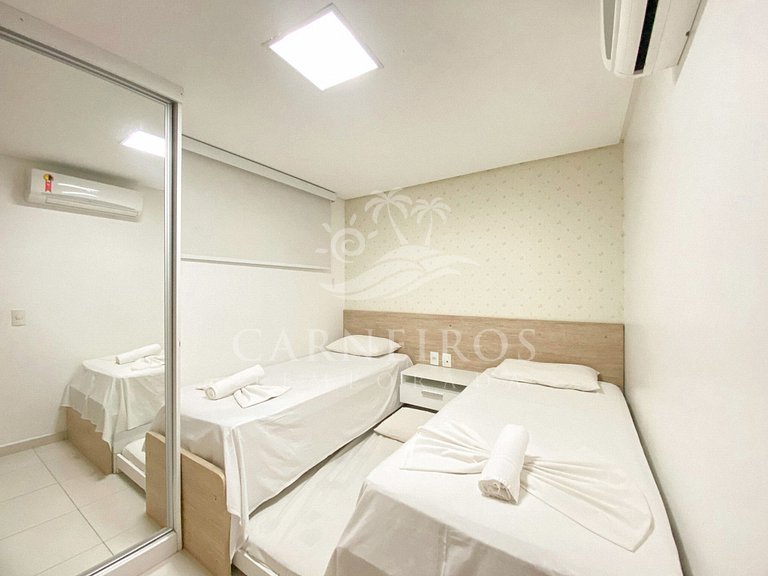 Flat 2 Quartos no Carneiros Beach Resort (A02-2)